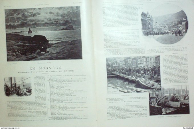 L'illustration 1905 n°3254 Elisée Reclus Brest (29) Ukraine Odessa Cuirassé Kniaz-Potemkine Norvège 