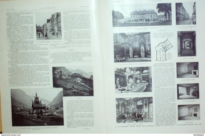 L'illustration 1905 n°3254 Elisée Reclus Brest (29) Ukraine Odessa Cuirassé Kniaz-Potemkine Norvège 