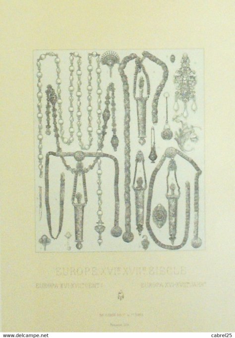 Objet Flacons à odeur ceintures collier chaine pendeloque broche