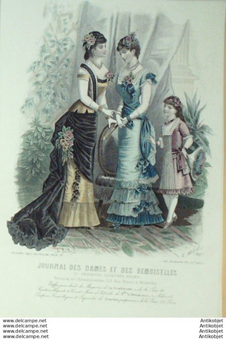 Journal des Dames Demoiselles 1880 # 1760 (Maison Scabieuse)