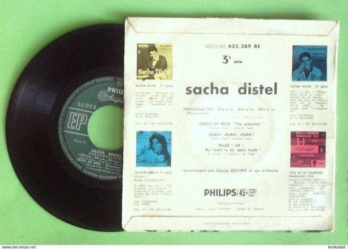 Distel Sacha 45T EP Drà´le de rêve 1959