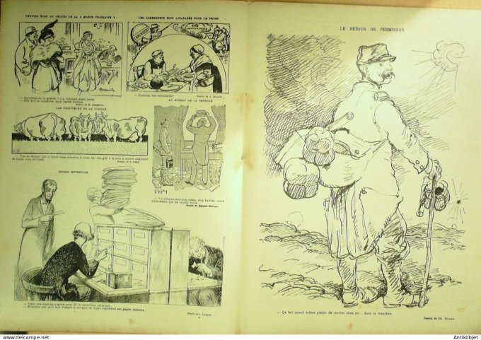 Le Rire Rouge 1915-12- 4 #  55 Journal humoristique Ed.Originale Janus Britanique