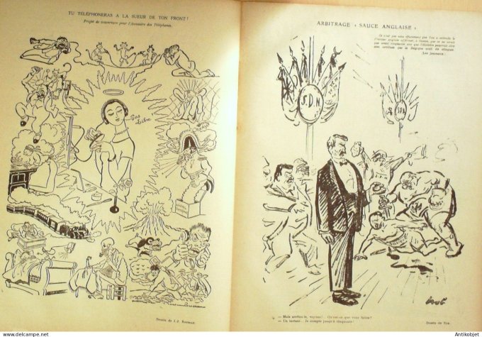 Le Rire 1924-09-20 # 294 Journal humoristique Ed.Originale Tailleur homme