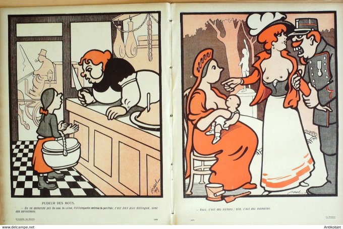 L'Assiette au beurre 1907 n°311 La Pudeur Jossot