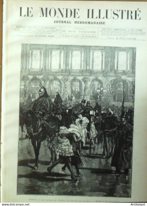 Le Monde illustré 1886 n°1509 Niger Soudan Madagascar Ranavalo Manjaka III