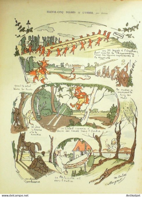 Le Rire 1907-08- 3 # 235 Journal humoristique Ed.Originale Les tapeurs