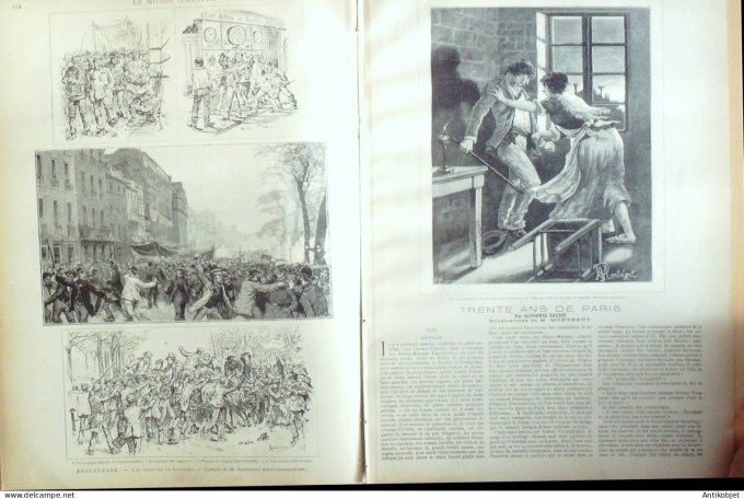 Le Monde illustré 1886 n°1509 Niger Soudan Madagascar Ranavalo Manjaka III