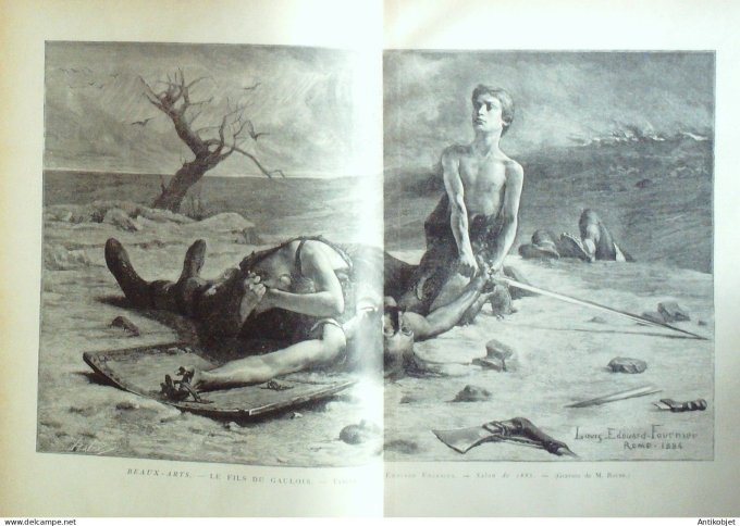 Le Monde illustré 1886 n°1509 Niger Soudan Madagascar Ranavalo Manjaka III