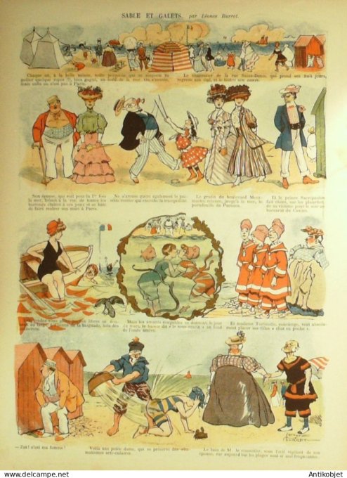 Le Rire 1907-08- 3 # 235 Journal humoristique Ed.Originale Les tapeurs