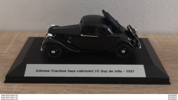 Citroen Traction faux cabriolet 7C Gaz de ville 1937