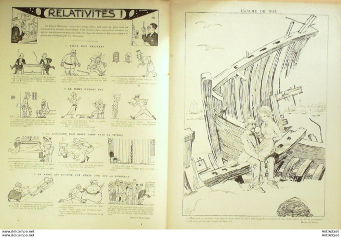 Le Rire 1921-09- 3 # 135 Journal humoristique Ed.Originale Arche de Noe