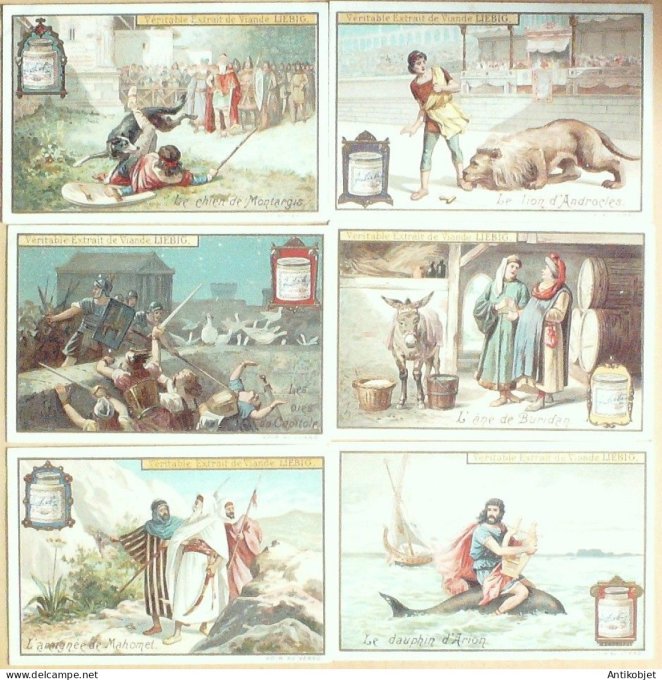 Chromo Liebig Sang  756 Animaux celebres (1904)