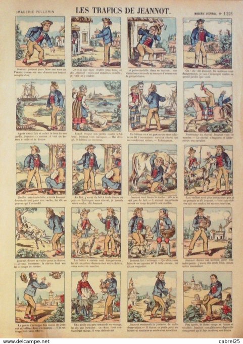 Les Trafics  de Jeannot (Pellerin d'epinal)