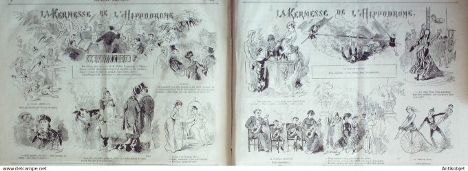 Le Journal Amusant 1880 # 1264 Le tonneau de cidre par Leonce Petit
