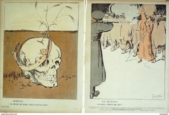 L'Assiette au beurre 1906 # 254 Vive la Russie Galantara