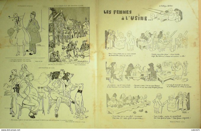 Le Rire Rouge 1916 n°  79 Guillaume Barrère Arnac Pavis Métivet Manfredini Ordner