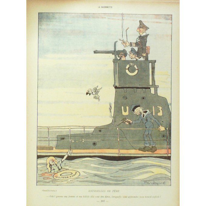 La Baionnette 1916 n°051 (Les pirates) HARLEY CAPPIELLO IRIBE LEROY