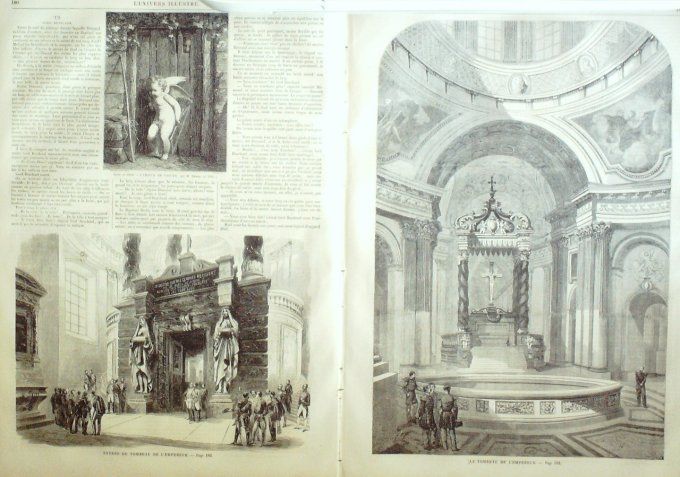 L'Univers illustré 1859 #  51 Empereur tombeau Messageries ithme de Suez Kurdes
