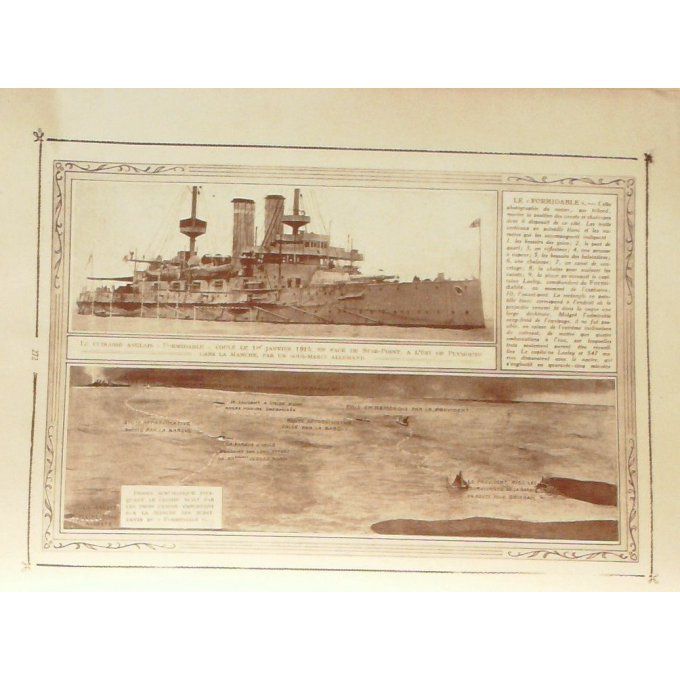 Panorama 1915 n°51-ILES FALKLAND-BUNONCOURT-DESTROYER LE MOLTKE