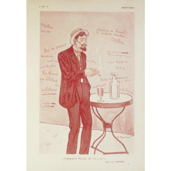 BARRERE-L'EMINENCE ROUGE de la CGT-1927