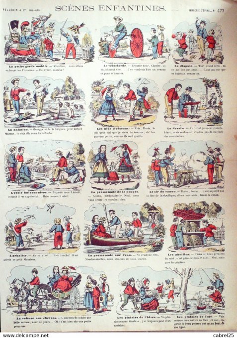Scenes Enfantines (Pellerin d'epinal)