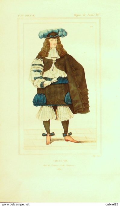 Louis Xiv Roi De France Et Navarre 1660 17ème 1852