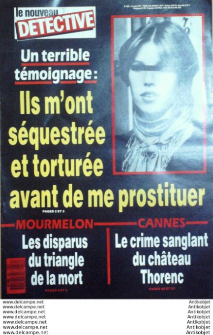Détective 1988 # 256 Quimperlé Mourmelon Bastia Perpignan Nancy Cannes Marseille