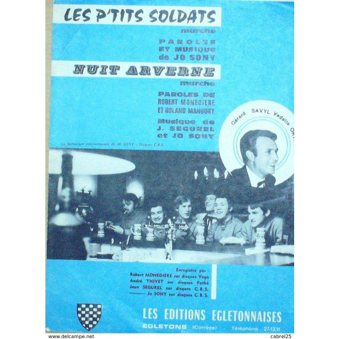SAVYL GERARD-LES P'TITS SOLDATS-NUIT ARVERNE-1965