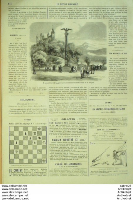 Le Monde illustré 1868 n°594 Pologne Rapperswyl Lannemezan (65) Versailles (78) Royan (17) Italie Ve