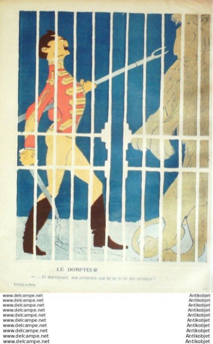 L'Assiette au beurre 1905 # 234 Betes feroces Roubille