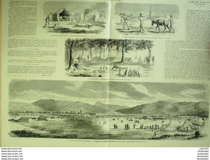 Le Monde illustré 1868 n°594 Pologne Rapperswyl Lannemezan (65) Versailles (78) Royan (17) Italie Ve