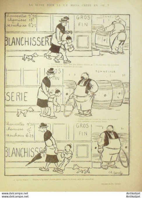 L'Assiette au beurre 1903 n°137 Les deux justices Steinlen Théophile