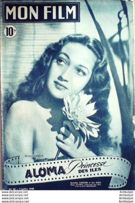 Aloma Princesse des Iles Dorothy Lamour Fritz Leiber Lynne Overman