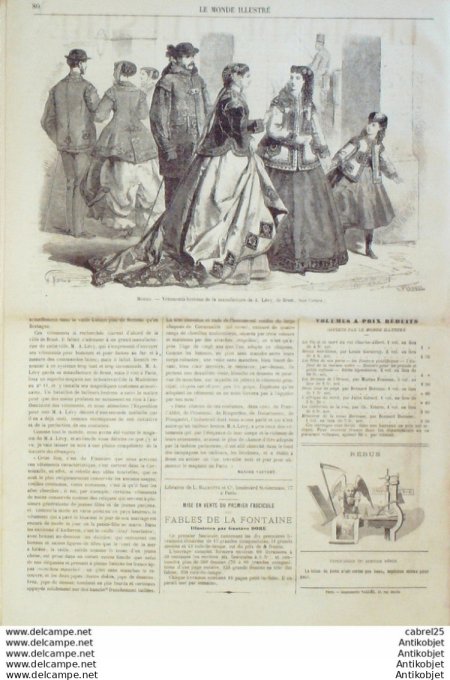 Le Monde illustré 1867 n°512 Egypte Caire Abattoirs La Villette Italie Venise Brest (29)