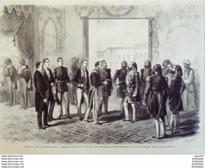 Le Monde illustré 1867 n°512 Egypte Caire Abattoirs La Villette Italie Venise Brest (29)