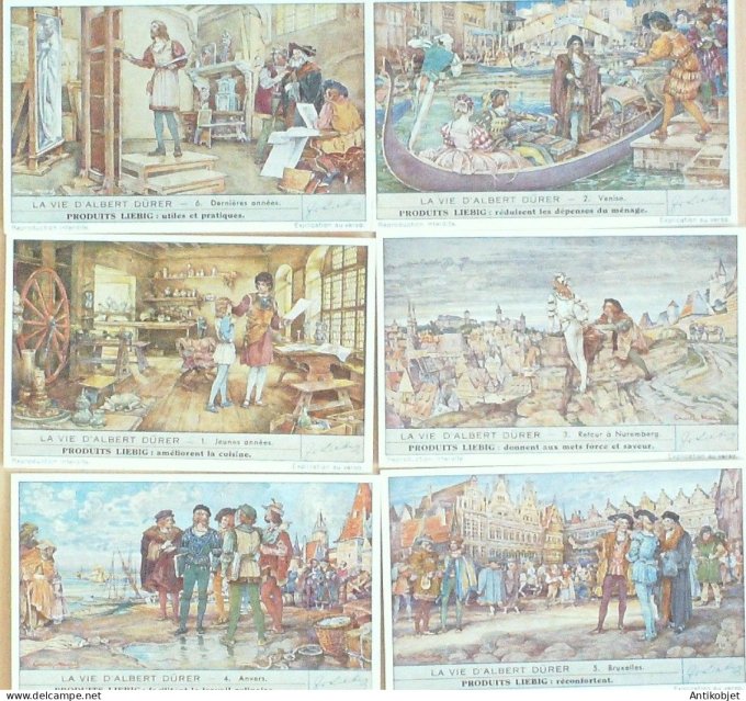 Chromo Liebig Sang 1471 Durer Albert sa vie (1949)