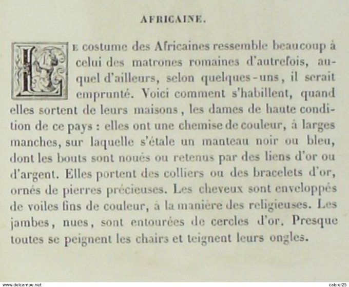 Maroc Villageoise 1859