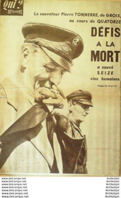 Détective 1950 # 204 Monteux Jax Ouessant Audierne Le Mans