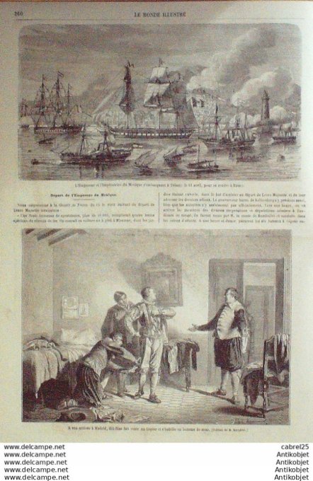 Le Monde illustré 1864 n°367 Danemark Sundeved Duppel Italie Trieste Alabama Selma