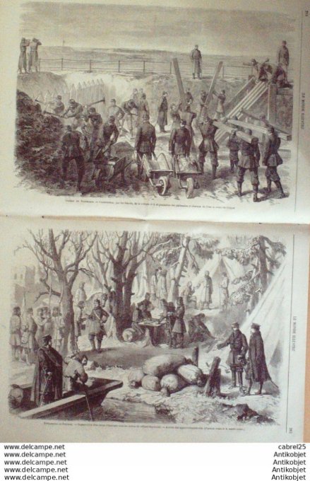 Le Monde illustré 1864 n°367 Danemark Sundeved Duppel Italie Trieste Alabama Selma