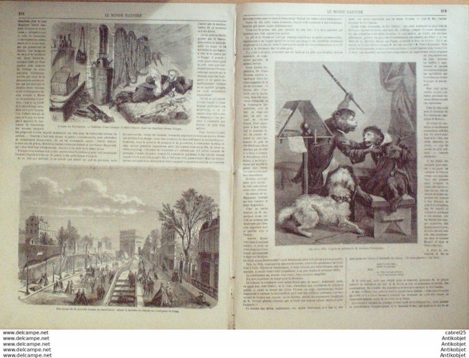 Le Monde illustré 1864 n°367 Danemark Sundeved Duppel Italie Trieste Alabama Selma