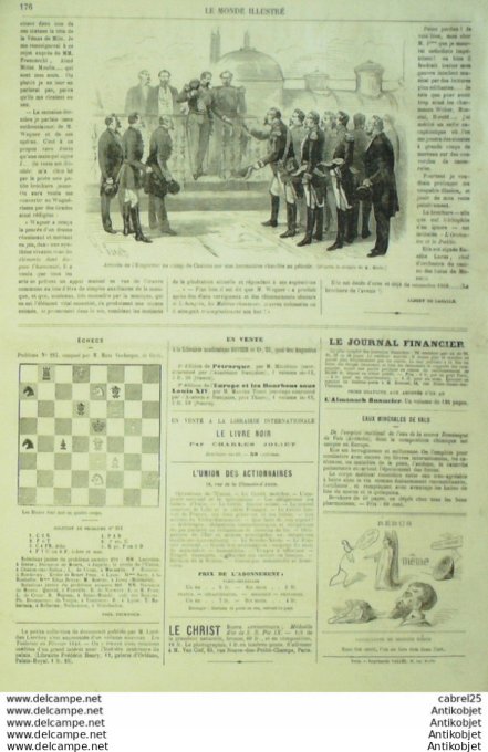 Le Monde illustré 1868 n°596 Mourmelon Chalons (51) Havre (76) St Germain-en-Laye (78)