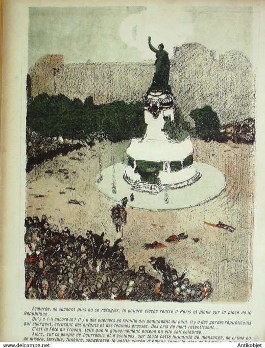 L'Assiette au beurre 1907 # 313 La ballade de la cloche Jésus Christ Galanis