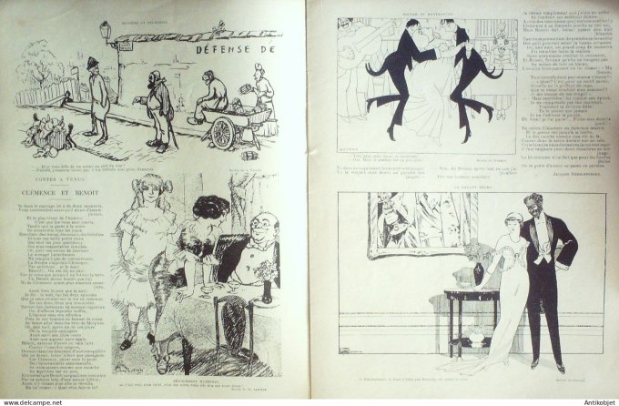 Le Rire 1912-07-20 # 494 Journal humoristique Ed.Originale Millerand badigeonneur
