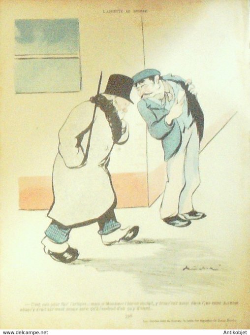 L'Assiette au beurre 1902 #  49 Les petits métiers Sancha