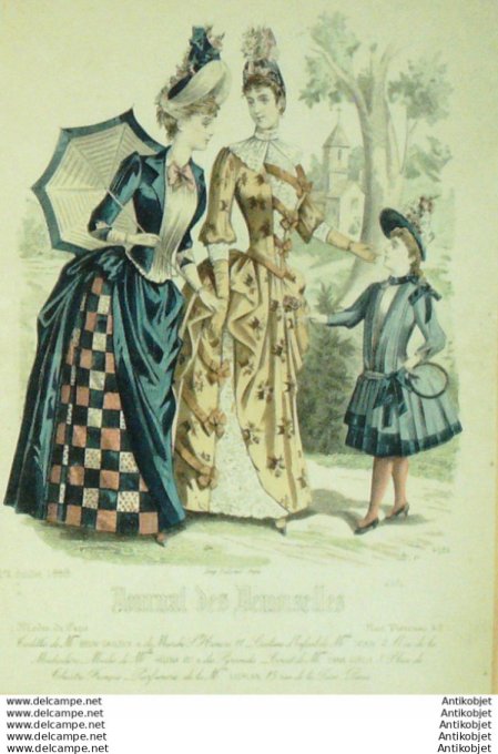 Journal de Demoiselles 1888 # 4684 (Maison Brun-Cailleux)