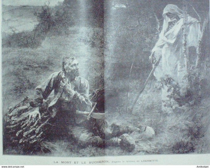 Soleil du Dimanche 1897 n°46 Afrique centrale Bechunaland chasse à courre