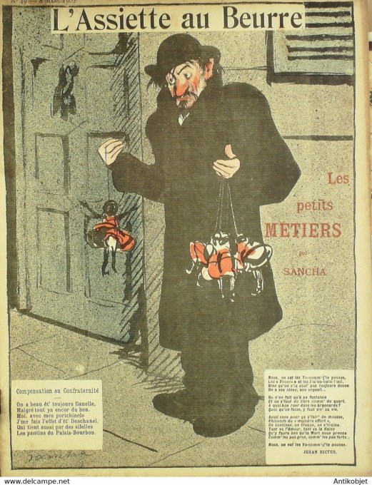 L'Assiette au beurre 1902 #  49 Les petits métiers Sancha