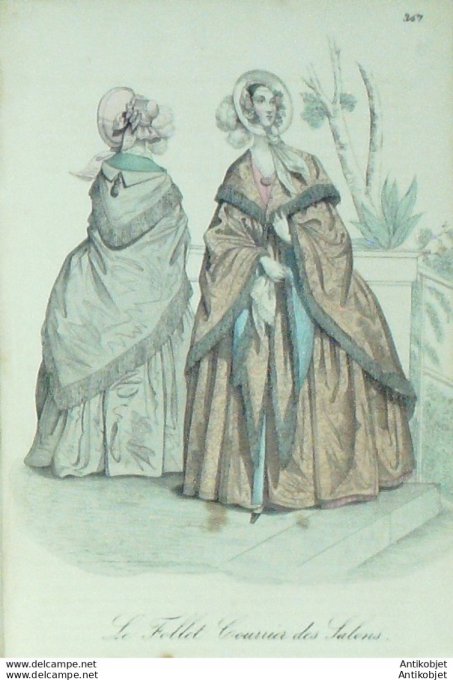 Gravure de mode Le Follet 1836 n°367