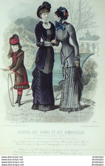 Journal des Dames Demoiselles 1881 # 1787 (Maison Plument)